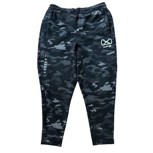 Legends XPE Mens Grey Black Camo Athletic Training Joggers Pants XL Camouflage